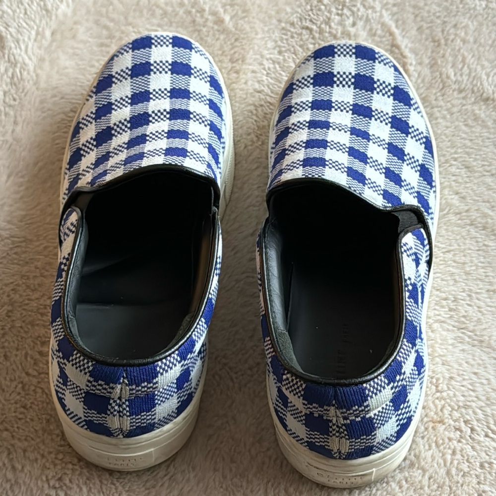Celine plaid print loafers sneakers